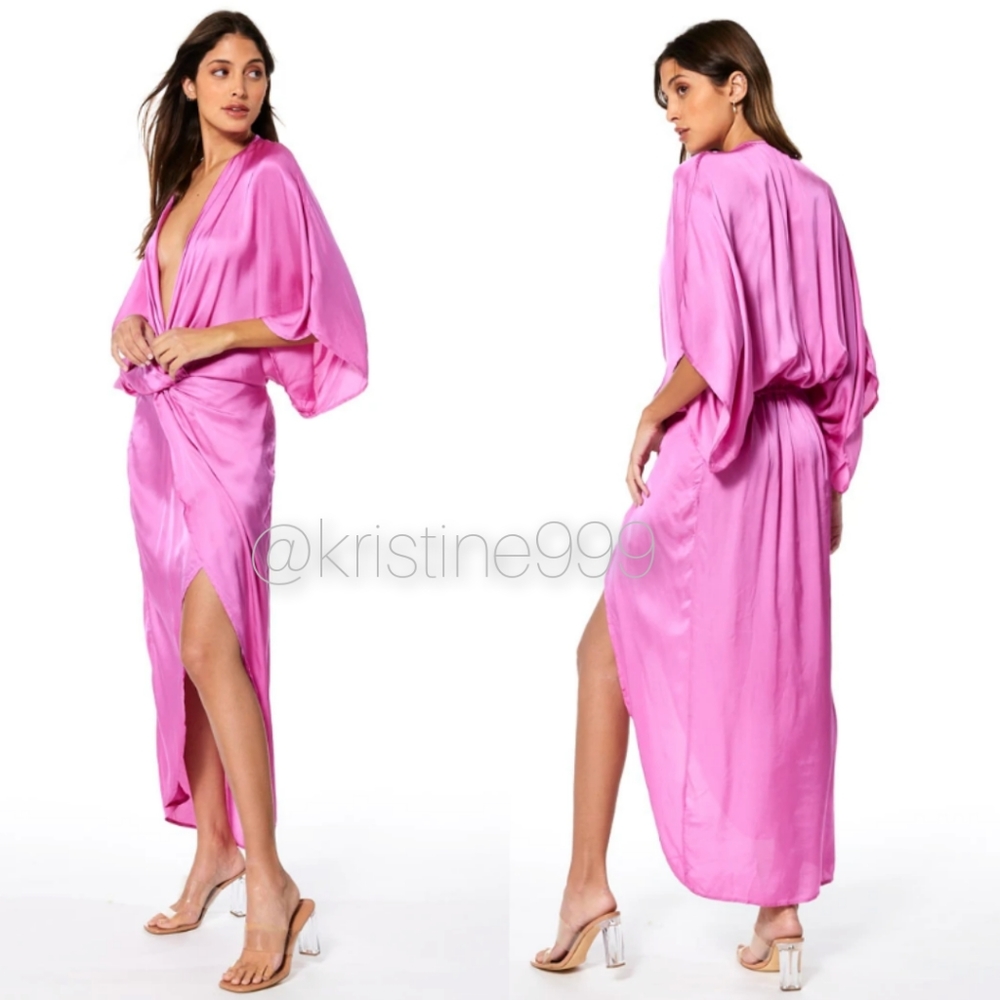 Young Fabulous & Broke YFB Siren Dress in Tropic Pink 2022 Collection